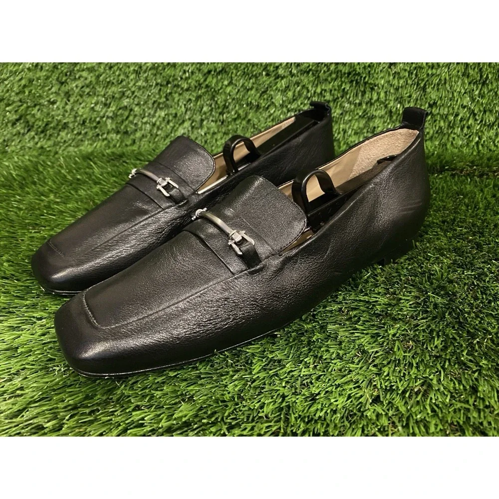 Able Local + Global 9.5 Women's Black Loafer Driving Shoes Business Brazil Nice!